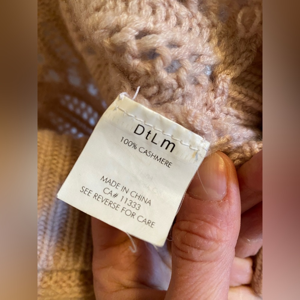 Pink Cashmere Cardigan - Picture 6 of 6